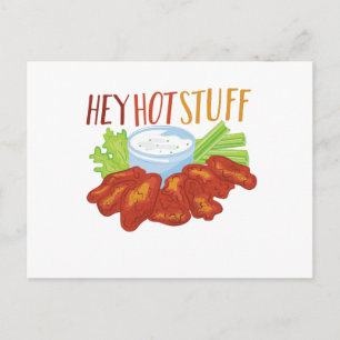 Hey Hot Stuff Briefkaart