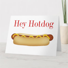 Hey Hotdog BIG Wenskaart - SRF Kaart