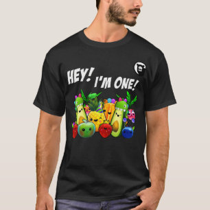 Hey ik ben een verjaardag jongen grappig fruit ver t-shirt