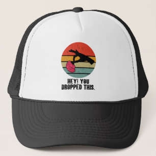 Hey je liet dit brein grappige meme grap retro trucker pet