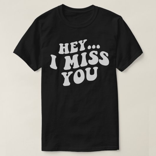 Hey, Je Me Manque De Vous Pullover (Design devant)