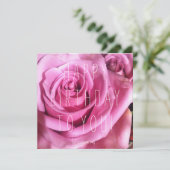 Hey jolie fille ! Carte d'anniversaire (Debout devant)