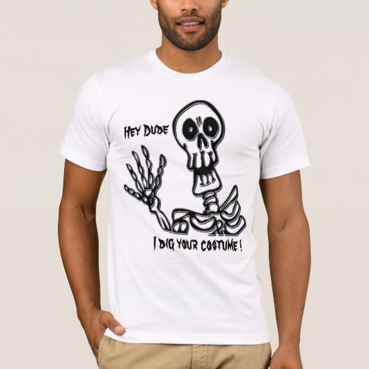 Hey Kerel Skeleton T-shirt (Voorkant)