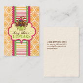 Hey Là, Cartes de visite de Cupcake 2 Chubby (Devant / Derrière)