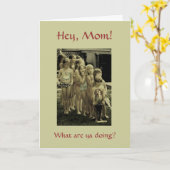 Hey Maman ~ carte (Fleur jaune)