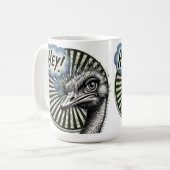 Hey Ostrich Bubble Mug Koffiemok (Voorkant links)