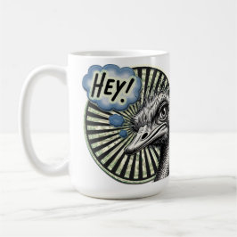 Hey Ostrich Bubble Mug Koffiemok