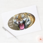 Hey_ Ovale Sticker (Envelop)