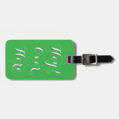 Hey Over Here Reisaccessoire Bagage Label (Voorkant horizontaal)