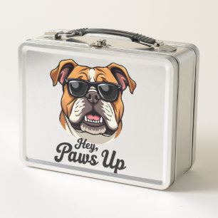Hey Paws Up Vintage Bulldog met Zonnebril Grappig