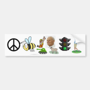 " hey " pole " - lichtbestuurderstank ewe voor vre bumpersticker