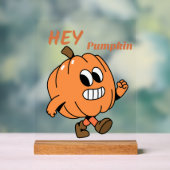 Hey Pumpkin Acryl Bord (Neutraal)