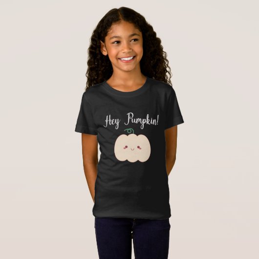 Hey Pumpkin! Black T-Shirt (Voorkant volledig)