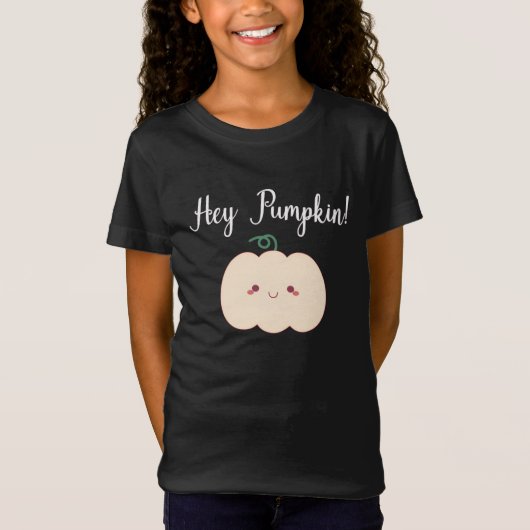 Hey Pumpkin! Black T-Shirt (Devant)