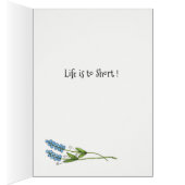 Hey Réveillez-vous Carte de voeux (Intérieur (Droit))