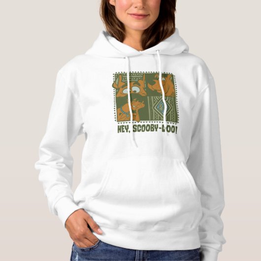 Hey Scooby-Doo Tribal Square Graphic Hoodie (Voorkant)