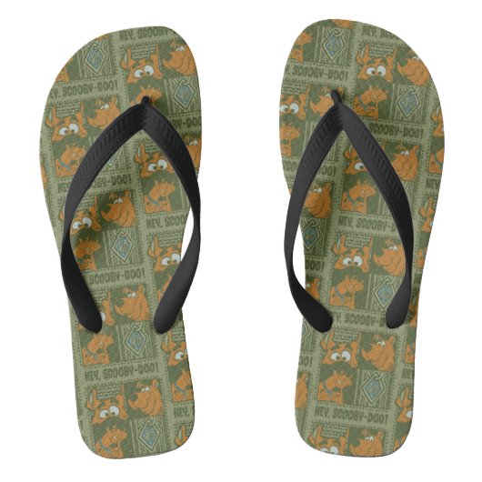 Hey Scooby-Doo Tribal Square Graphic Teenslippers (Voetbed)