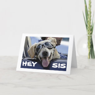 HEY ***SIS*** HEB EEN LEUKE VERJAARDAG VAN COOL DO KAART