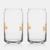 "Hey Sunshine" with Smiling Sun Blikvorm Glas (Rechts)