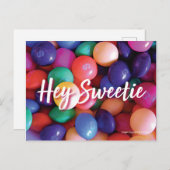 Hey Sweetie briefkaart (Voorkant / Achterkant)