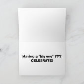 "HEY SWINGER" GRANDE CARTE D'ANNIVERSAIRE (Intérieur)