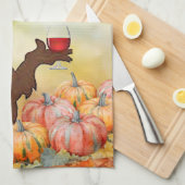 “Hey There Pumkin” Torchons de Cuisine (Quart Plié)