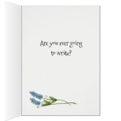 Hey, vas-tu jamais écrire ? (Intérieur (Droit))