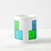 Hey Vous phrase de table périodique mug 2 (Centre)