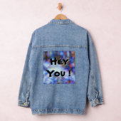 Hey vous sur Bokeh Style Arrière - plan Denim Jack (Hangar)