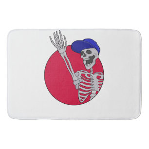 Hey Vrienden Cool en Grappig Skelet Badmat