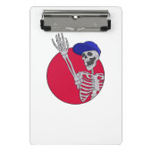 Hey Vrienden Cool en Grappig Skelet Mini Klembord (Voorkant)