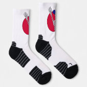 Hey Vrienden Cool en Grappig Skelet Sokken (Rechts)