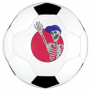 Hey Vrienden Cool en Grappig Skelet Voetbal
