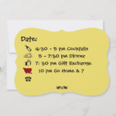 Hey Wanna Invitation Card par RoseWrites (Dos)