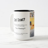 Hey Wassup Chèvre Mug - des chèvres amusantes avec (Devant gauche)