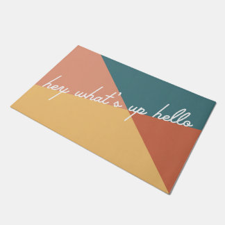 Hey Whatsup Hallo Welkom Mat