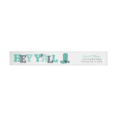 Hey Y - Texas Wraparound Address Label (Individueel)