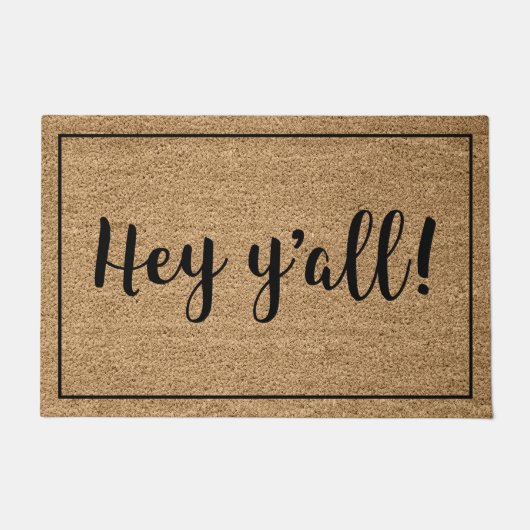 Hey Y'all Deurmat (Voorkant)