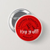 Hey Y'all-knop Ronde Button 5,7 Cm (Voorkant /achterkant)