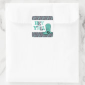 Hey Y'All - Texas Vierkante Sticker (Tas)