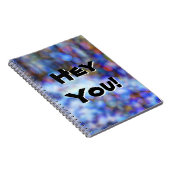 Hey You on Bokeh Style Spiral Photo Carnet (Côté Droit)