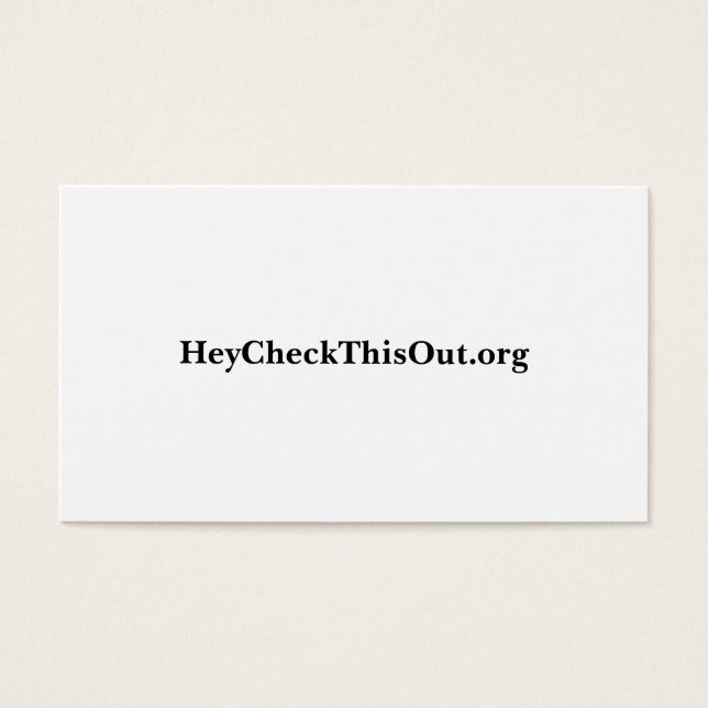 HeyCheckThisOut.org (Devant)
