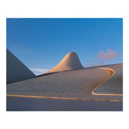 Heydar Aliyev Center poster Perfect Poster (Voorkant)