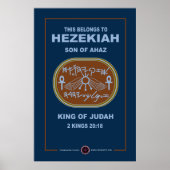 Hezekiah Signet Poster (Voorkant)