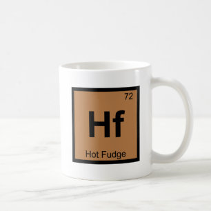 Hf - Periodiek Tafelsymbool warmstofchemie Koffiemok