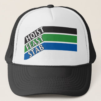 HFS-Pet: zwart, groen, blauw Trucker Pet