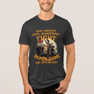 HG CBP FREEDOM 250E VERJAARDAGSPARTIJ VIER T Tri-Blend SHIRT