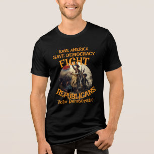 HG CBP REVOLUTIE 250STE 4 JULI ONAFHANKELIJKHEIDSD Tri-Blend SHIRT