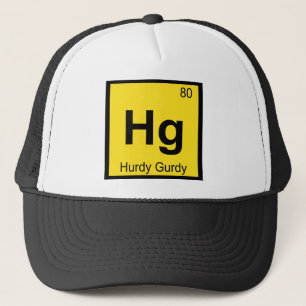 Hg - Draaiorgel Muziek Chemie Periodiek Systeem Trucker Pet
