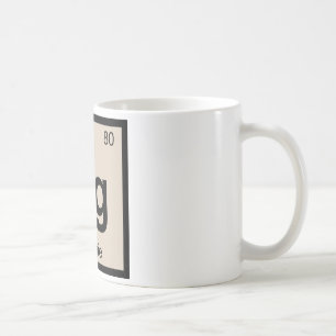 Hg - Periodiek Tabelsymbool voor de chemische indu Koffiemok